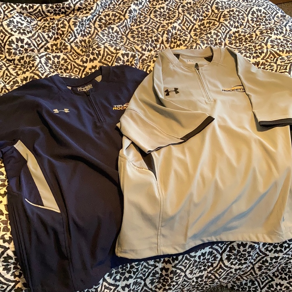 NWOT Under Armour 1/4 zip S/S pullovers